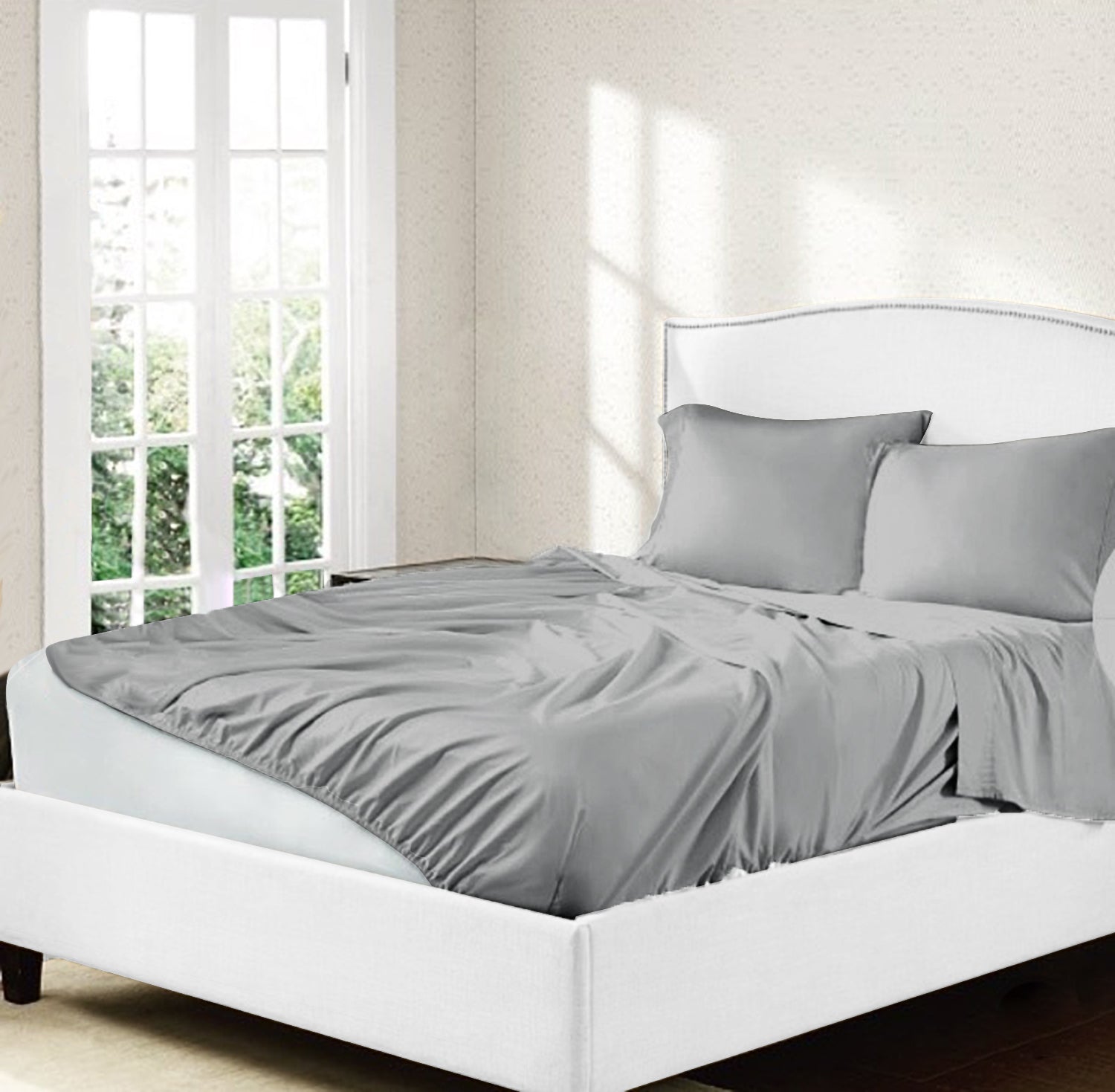 unmade bed, patented design, patented top sheet, bedding, bedding set