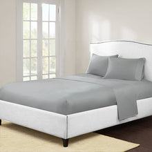 Load image into Gallery viewer, made bed, patented fitted top sheet, fitted top sheet design

